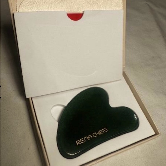Rena Chris Natural Jade Stone Facial Therapy Tool- Brand New - Picture 2 of 8